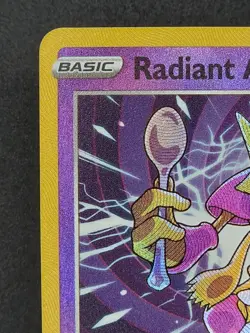 🔥 Pokemon Radiant Alakazam 59/195 Radiant Rare Silver Tempest NM+🔥 - Image 3