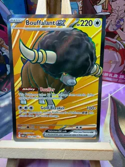 Bouffalant ex 162/086 Ultra Rare White Flare Pokemon NM - Image 1