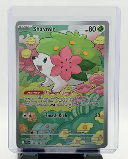 Shaymin IR 185/182 Destined Rivals Illustration Rare Pokemon NM - Image 1