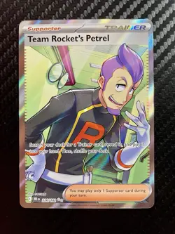 Destined Rivals #226/182 Team Rocket's Petrel Pokemon TCG Near Mint Pack Fresh - Image 1