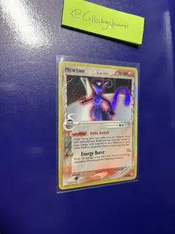 Pokemon TCG Mewtwo 12/113 Delta Species Holo Rare Eng 2005 HP/DMG - Image 2