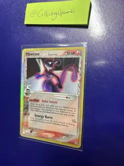 Pokemon TCG Mewtwo 12/113 Delta Species Holo Rare Eng 2005 HP/DMG - Image 3