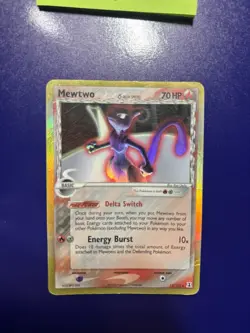 Pokemon TCG Mewtwo 12/113 Delta Species Holo Rare Eng 2005 HP/DMG - Image 4