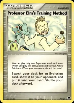 Professor Elm's Training Method - EX Dragon Frontiers 79/101 - LP - Pokemon - Image 1
