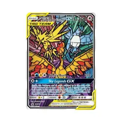 SEALED Pokemon Hidden Fates ETB Moltres Zapdos Articuno Tag Team SM210 Promo - Image 1