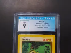 Pokemon - Pikachu 27 Black Star Promo CGC 9 - Image 2