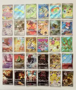 Pokemon Lot of 30 Korean Secret Rare & Art Rare’s etc… Diancie, Miraidon - Image 1