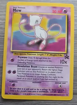Pokemon Mew Black Star Promo #8 - Image 1