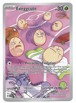 Exeggcute 192/191 Sv08: Surging Sparks Illustration Rare Holo Pokemon TCG - NM - Image 1