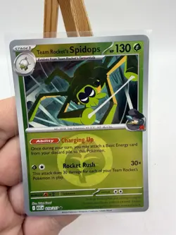 Team Rocket’s Spidops 019/217 Energy Reverse Holo Ascended Heroes Pokemon NM - Image 3