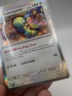 Pokemon TCG Dudunsparce 080/131 Holo Prismatic Evolutions - Image 4