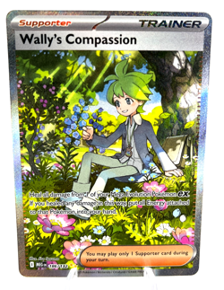 Wally's Compassion 186/132 - Mega Evolution - Illustration Rare - Pokemon - NM - Image 1