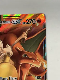 Charizard & Braixen GX 22/236 Rare Pokemon Tag Team - Sun & Moon Cosmic Eclipse - Image 3