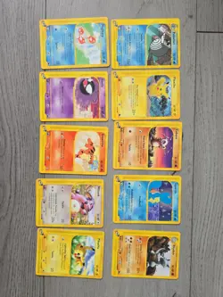 Pokemon TCG E SERIES BUNDLE SET PLAYED CONDITION - Image 1