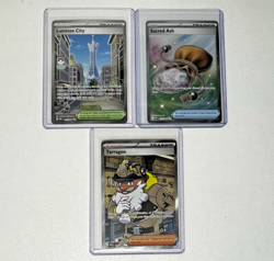 Pokemon Perfect Order Lumiose City Sacred Ash Tarragon Ultra Rare Lot of 3 - Image 1