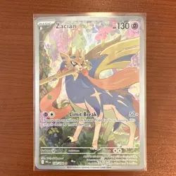The Pokemon Company Zacian Me02: Phantasmal Flames 100/094 IR Holo Eng HP 130 - Image 1