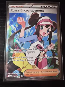 Pokemon TCG: Perfect Order Rosa's Encouragement 114/088 - Full Art -Holo Trainer - Image 1