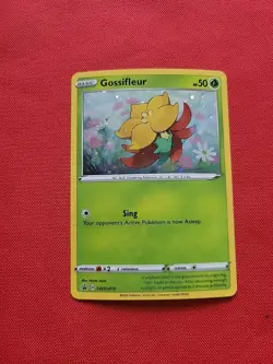 Pokemon: Gossifleur SWSH010 Holo SWSH: Sword & Shield Black Star Promo - LP -F90 - Image 1