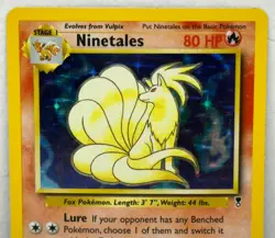 2002 Pokemon TCG Ninetales 17/110 Legendary Collection Unlimited Holo Rare Card - Image 4
