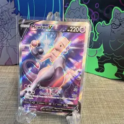 Pokemon Mewtwo V Promo Holo SWSH: Sword & Shield SWSH229 220 HP Basic EN - Image 1
