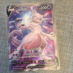 Pokemon Mewtwo V Promo Holo SWSH: Sword & Shield SWSH229 220 HP Basic EN - Image 4