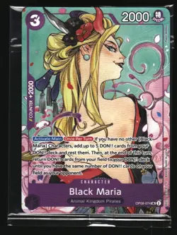 Black Maria (Illustration Box Vol.2) #OP08-074 tcg One_piece - Image 1