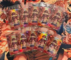 One Piece TCG Monkey D Luffy ST10-006 Treasure Booster Promo SEALED Lot Of 10 - Image 1