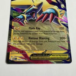 Pokemon TCG Mega Manectric EX Holo 050/132 Mega Evolutions Pack Fresh / NM Card - Image 2