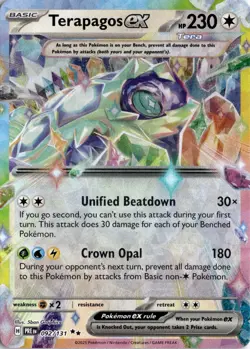 Terapagos ex - 092/131 SV: Prismatic Evolutions Pokemon Card TCG - Image 1