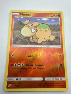 REVERSE HOLO Pokemon Sun & Moon Unified Minds TCG Card Numel 23/236 - Image 1
