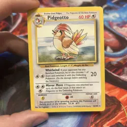 Pokemon TCG Pidgeotto Base Set, Unlimited Rare Card 22/102 - Image 1