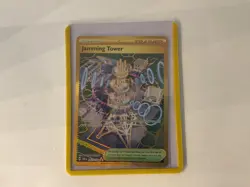 Jamming Tower 243/182 SV Destined Rivals Gold Secret Rare Pokemon TCG Card NM - Image 1