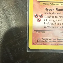 Pokemon Moltres Black Star Promos TCG 21 Regular Promo Card NM - Image 4