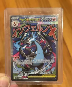Mega Charizard x EX 023 Me: Mega Evolution Promo Holo Pokemon cards - Image 1