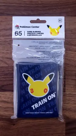 Pokemon - 30th Anniversary Card sleeves x65 - Pokemon Centre Exclusive - Sealed - Image 1