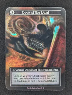 Book of the Dead (Foil), Sorcery: Gothic, Foil, Artifact, Unique - Image 1
