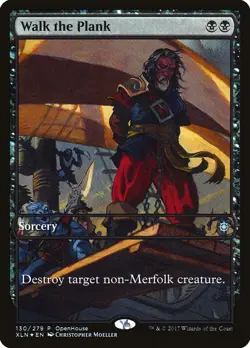 1x Walk the Plank *FOIL PROMO* - NM - Ixalan - SPARROW MAGIC - Image 1