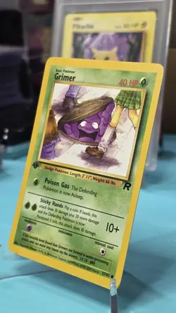Grimer 57/82 1st Edition Team Rocket Pokemon Card - Image 3