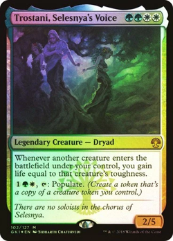 Magic The Gathering MTG TROSTANI, SELESNYA'S VOICE FOIL GRN Guild Kit - Image 1