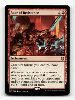 Roar of Resistance Commander: Phyrexia: All Will Be One #15 Rare - Image 1