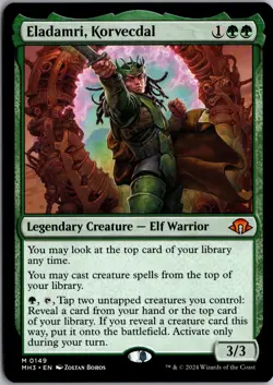 Eladamri, Korvecdal 149 Mythic Modern Horizons 3 Magic: The Gathering Near Mint - Image 1