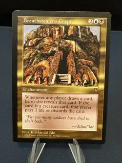 MTG - Magic The Gathering - Breathstealer’s Crypt - Visions - NP/NM! - Image 1