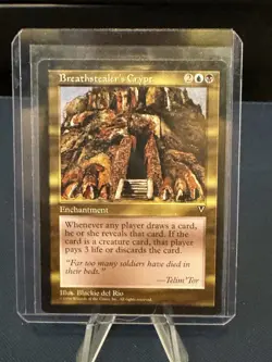 MTG - Magic The Gathering - Breathstealer’s Crypt - Visions - NP/NM! - Image 3