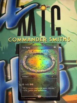 Sol Ring ✨ Borderless FOIL ✨ MTG NM Goblinstorm Commander Secret Lair 2417 - Image 1