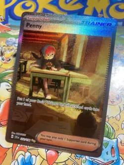 Penny 252/198 Special Illustration Rare Scarlet & Violet Pokemon TCG - Image 2