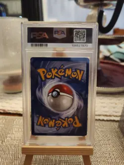 Vaporeon No Symbol Error Jungle Holo 12/64 Pokemon Card Misprint PSA 7 NM - Image 2