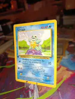 1st Edition Base Set Schiggy Pokemon Karte Vintage Deutsch 63/102 1. Edition De - Image 4