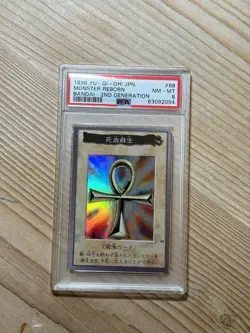 1998 Yu-gi-oh! Monster Reborn #88 Bandai-2nd Generation Japanese PSA 8 Nm-mint - Image 3