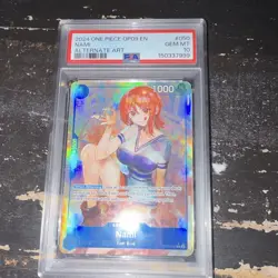 One Piece OP09 Emperors in the New World Nami OP09 PSA 10 - Image 1