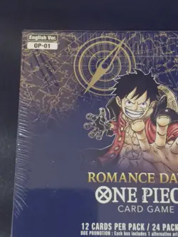 Op01 Romance Dawn Booster Box Blue Bottom Sealed One Piece Card Game - Image 3